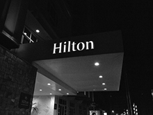 Hilton Hotel Exterior Lighting in Alexandria, Egypt