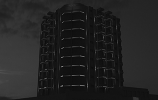 Hilton Hotel in Alexandria, Egypt (Design LED Linear Tubes Warm White Color)