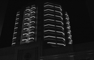 Hilton Hotel in Alexandria, Egypt (LED Linear Tubes Blue Color)