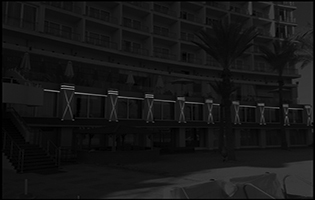 Helnan Palestine Hotel in Alexandria, Egypt (Design LED UP Down & LED Linear Tubes Warm White Color)