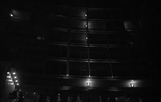 Helnan Palestine Hotel in Alexandria, Egypt (LED Wall Washers Mixing Blue and Purple Colors)