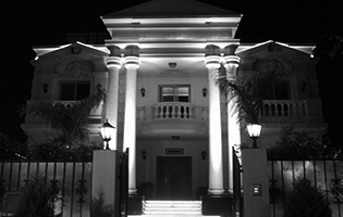 VIP Villa 3 in 6th October, Egypt (Mixing LED Wall Wahers Red & LED Flexible Rope Warm White & White Colors)
