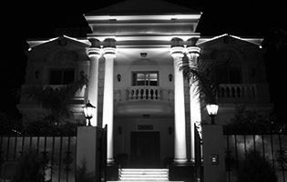 VIP Villa 3 in 6th October, Egypt (Mixing LED Wall Wahers Cyan & LED Flexible Rope Warm White & White Colors)